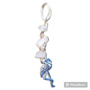 Rose Quartz Flamingo Pendant